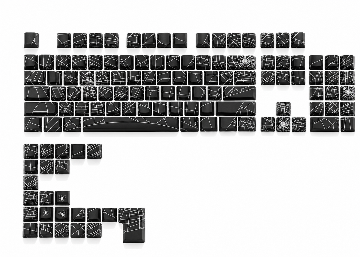 Spider-Web Keycaps (130)